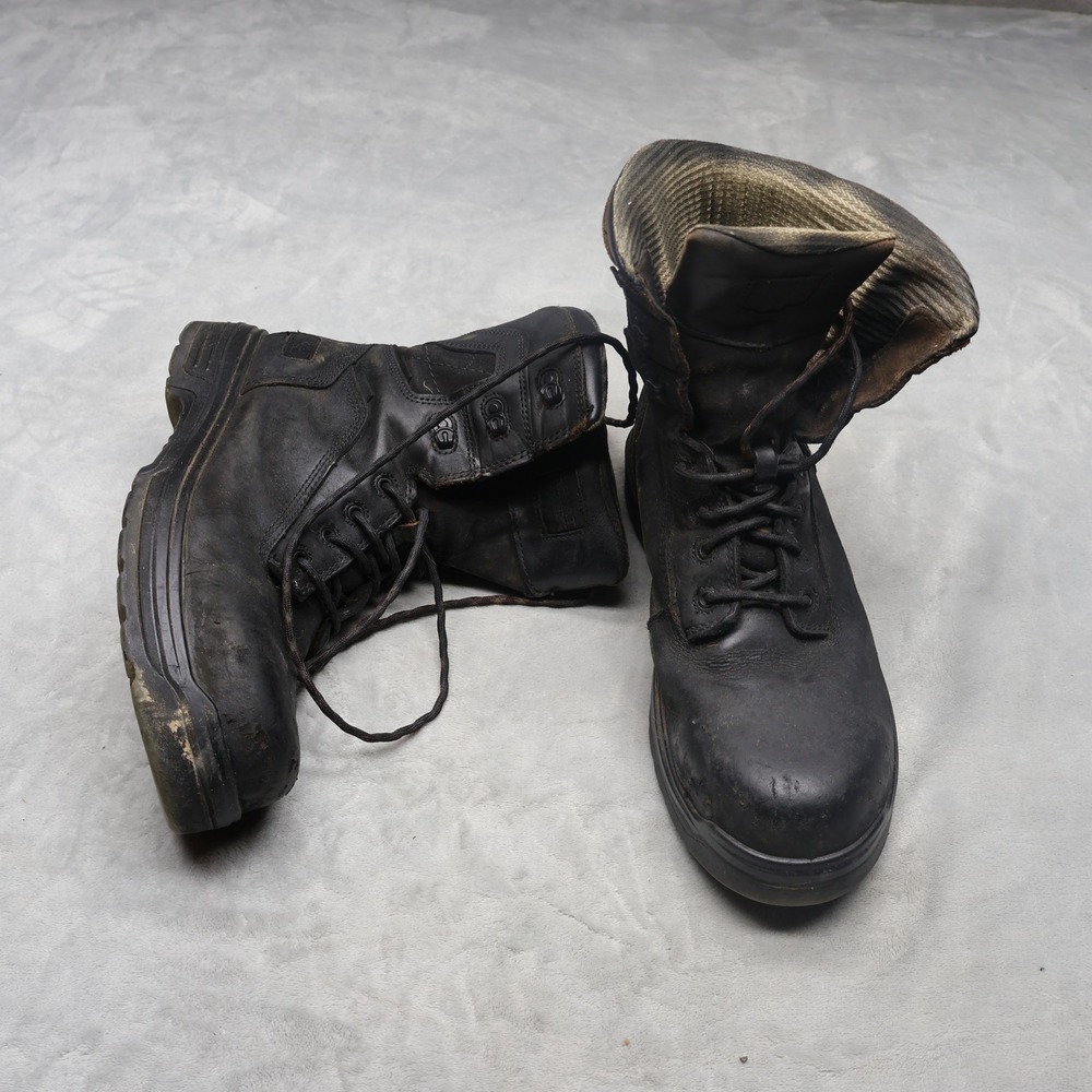 Ariat Men 11 Wide Work Boots Brown Turbo 8" Waterproof Carbon Toe Leather Safety